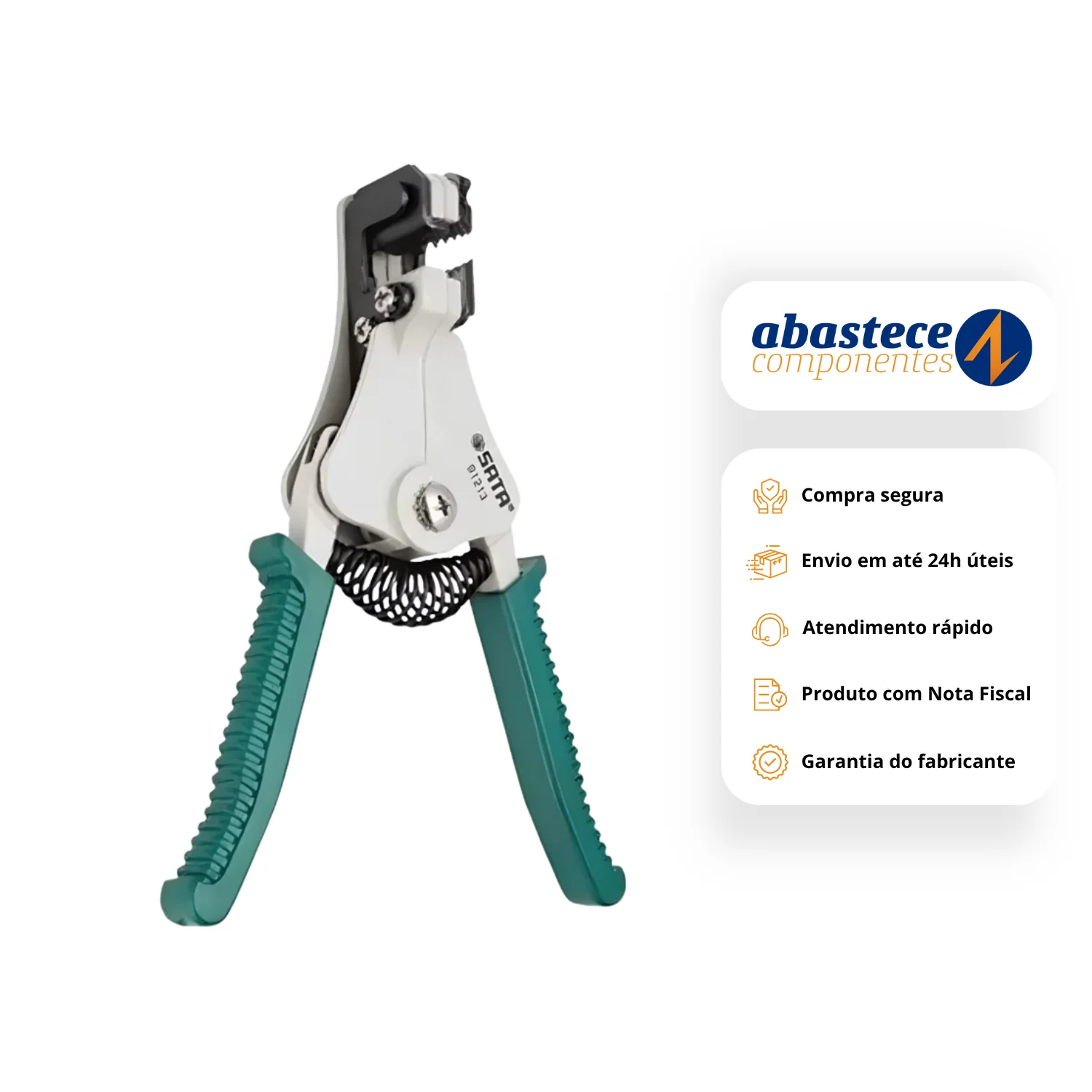 Alicate Descascador de Fios Aut. 7" 0,5 a 2,0mm  ST91212ST - Image 4