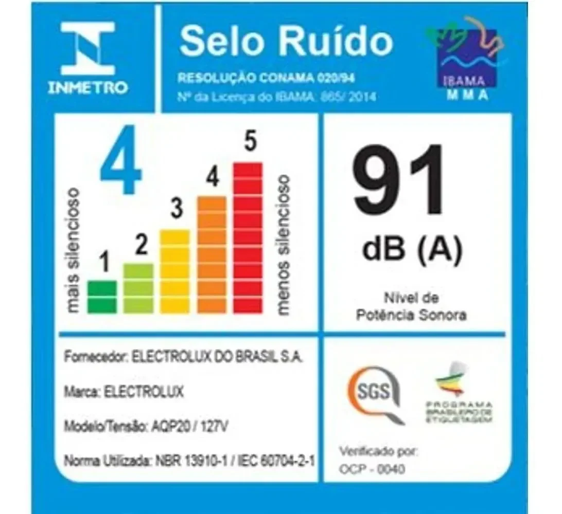 Aspirador de Água e Pó Acqua Power AQP20 Electrolux - Image 13