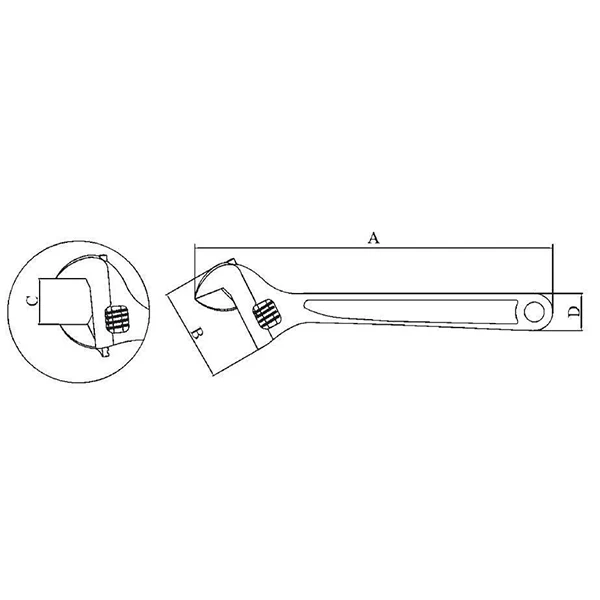 Chave Ajustável Oxidada 15 Pol 213015bx Belzer - Image 3