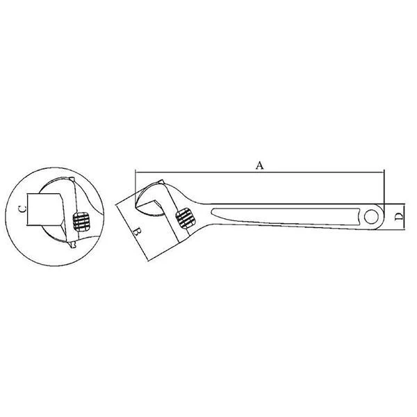 Chave Ajustável Oxidada 15 Pol 213015bx Belzer - Image 6