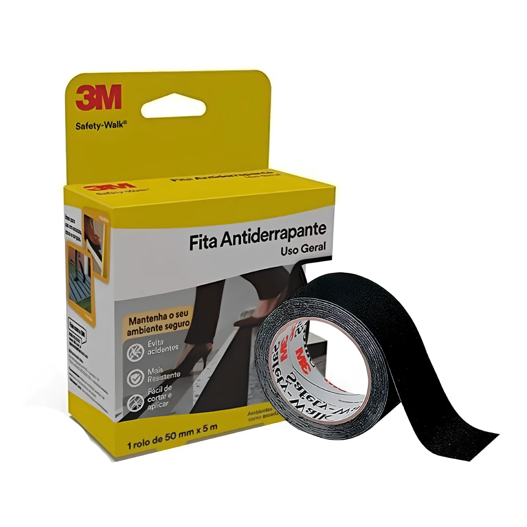 Fita Antiderrapante 3m Preta 50mm X 5m Uso Geral - Image 3