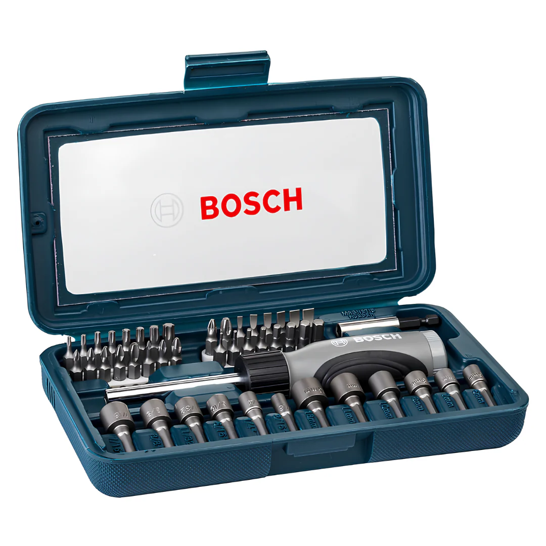 Kit De Pontas E Soquetes Para Parafusar Com 46 Peças Bosch - Image 3