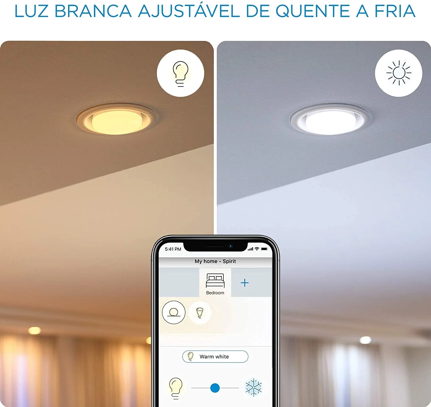 Lâmpada Inteligente Led Wifi Rgb Dicroica GU10 220V WiZ - Image 14
