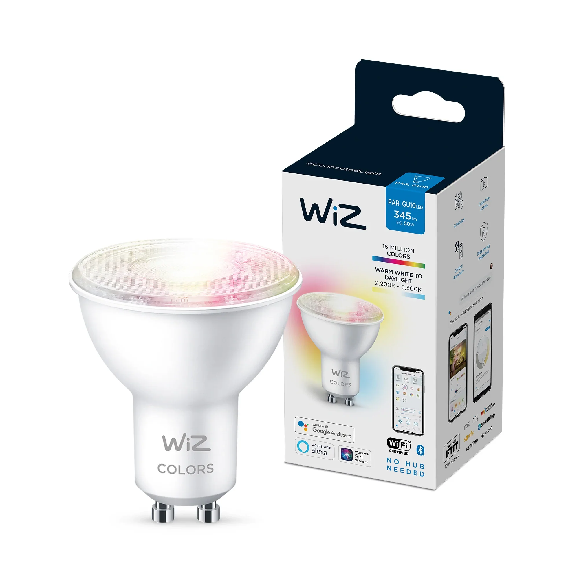 Lâmpada Inteligente Led Wifi Rgb Dicroica GU10 220V WiZ - Image 5