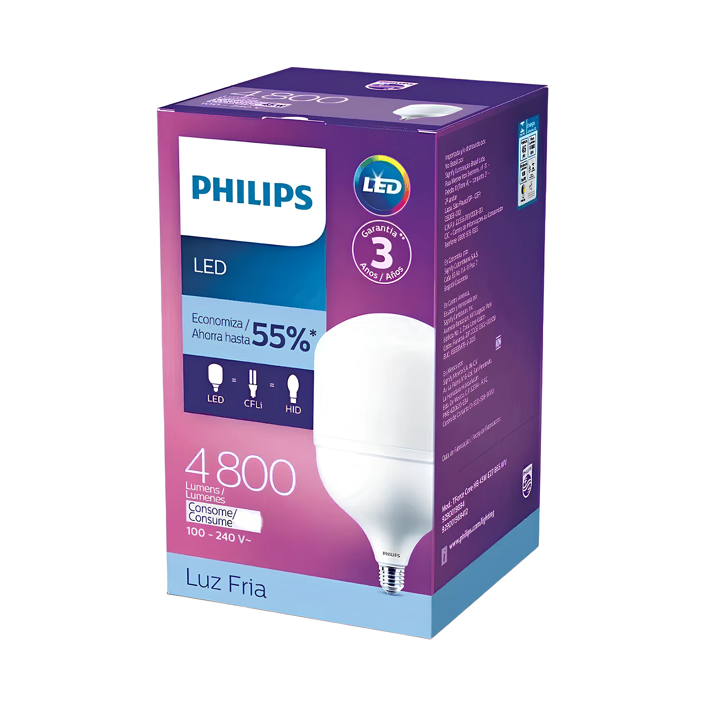 Lampada Led Alta Potencia Trueforce 60W 6500K 7000Lm 150° Philips - Image 7