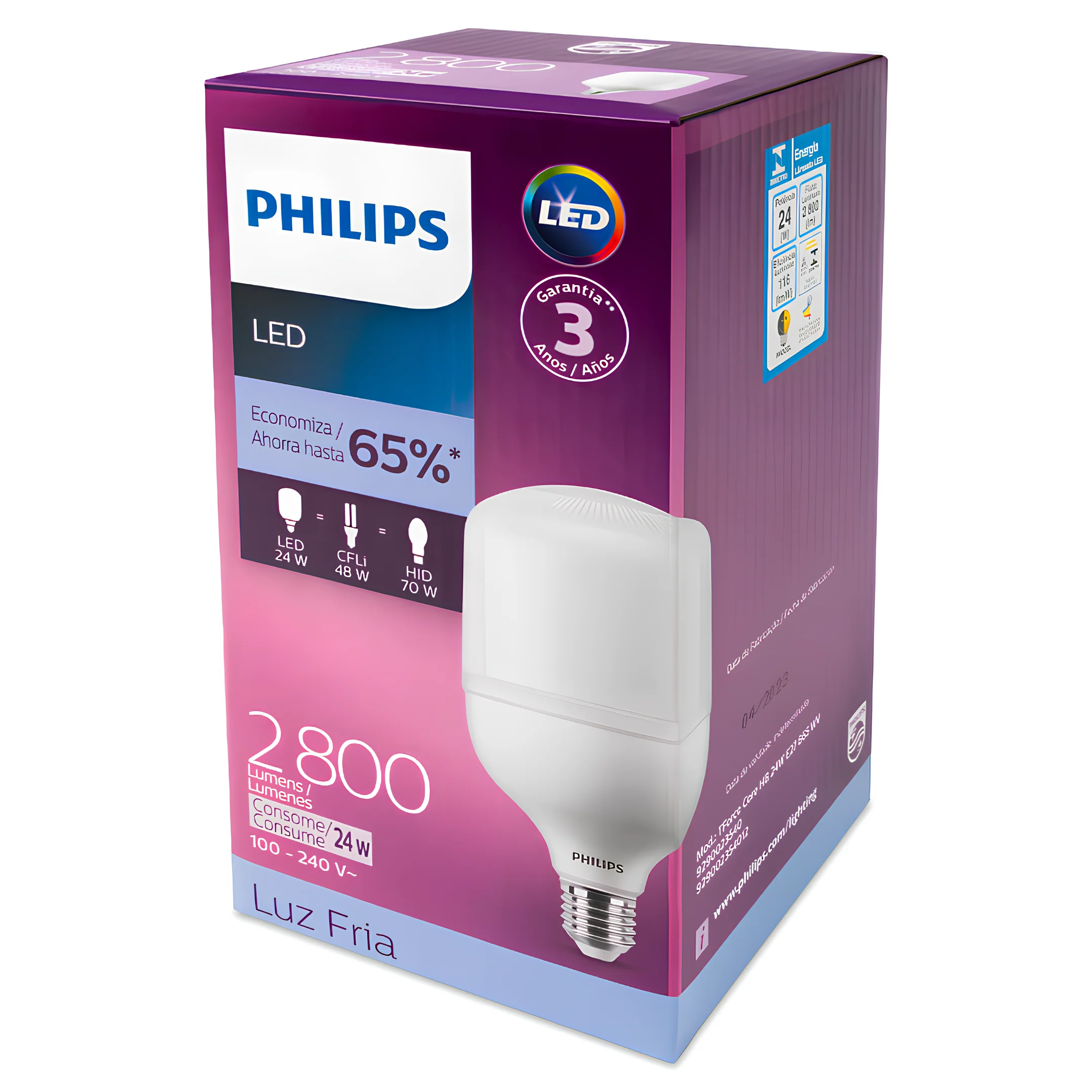 Lampada Led Alta Potencia Trueforce 24W 6500K 2800Lm 180° Philips - Image 3