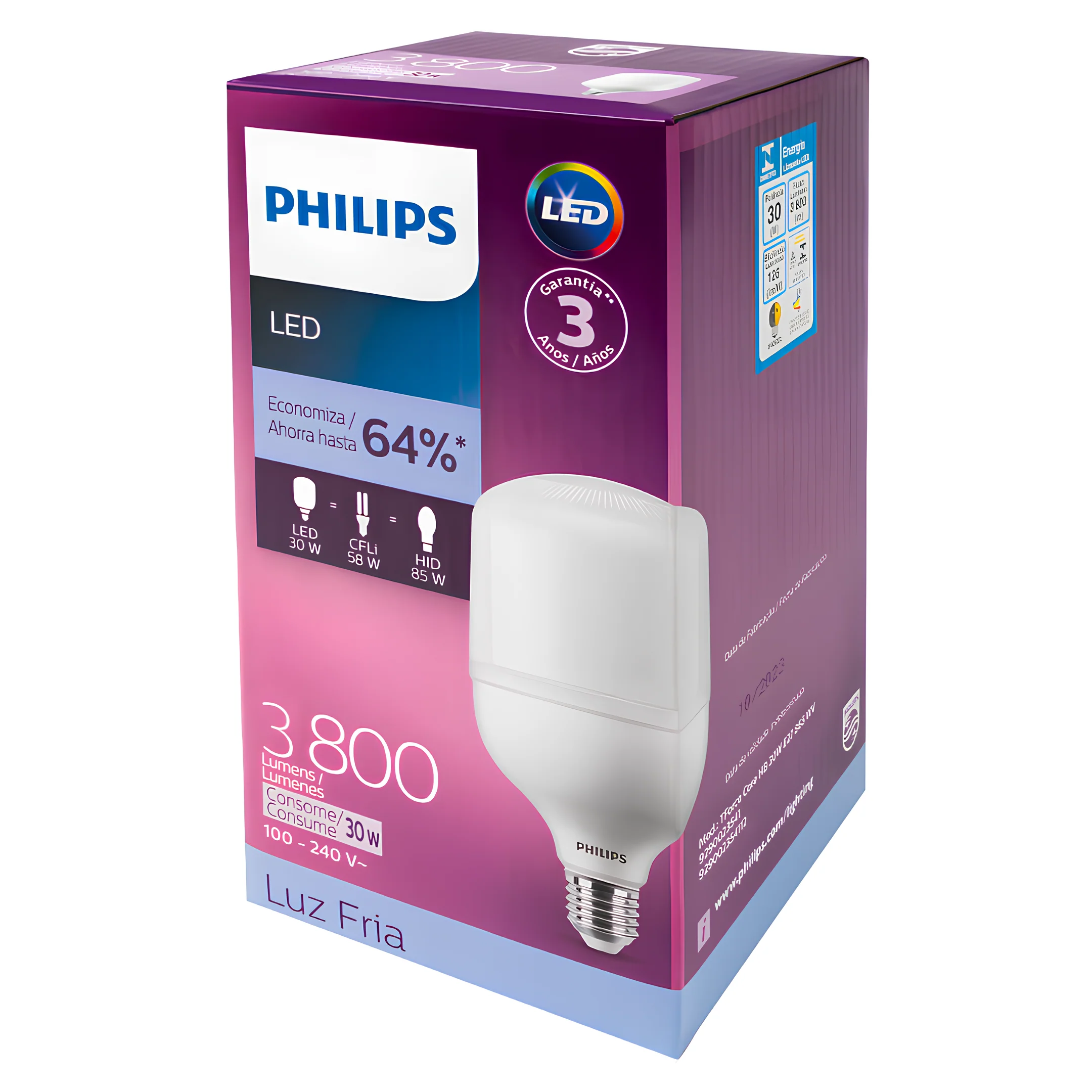 Lampada Led Alta Potencia Trueforce 30W 6500K 3800Lm 180° Philips - Image 7