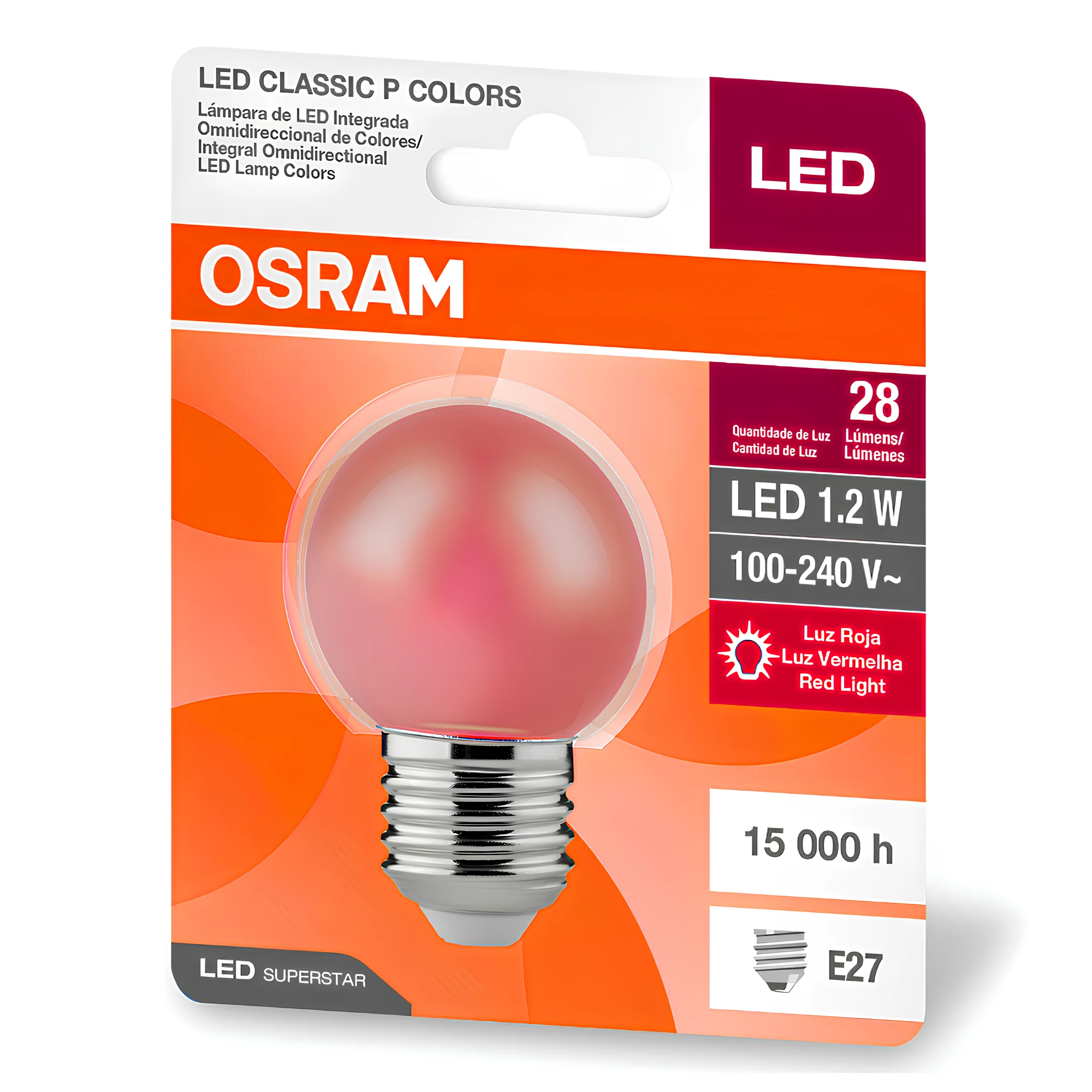 Lampada Led Bolinha 1,2W 8Lm Ip20 Bivolt E27 Osram - Image 11