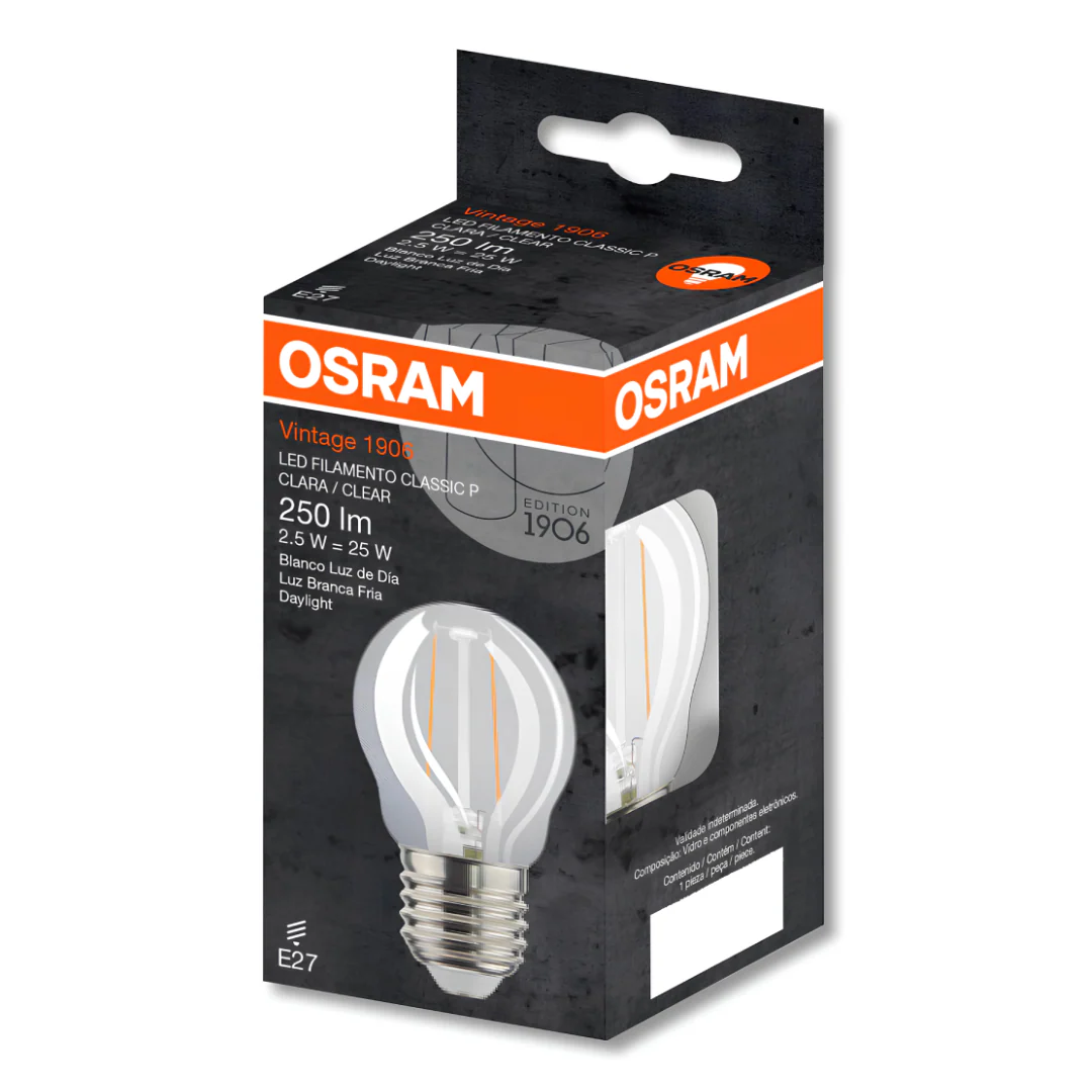 Lampada Led Bolinha Filamento 2,5W 6500K 250Lm Bivolt Osram - Image 3