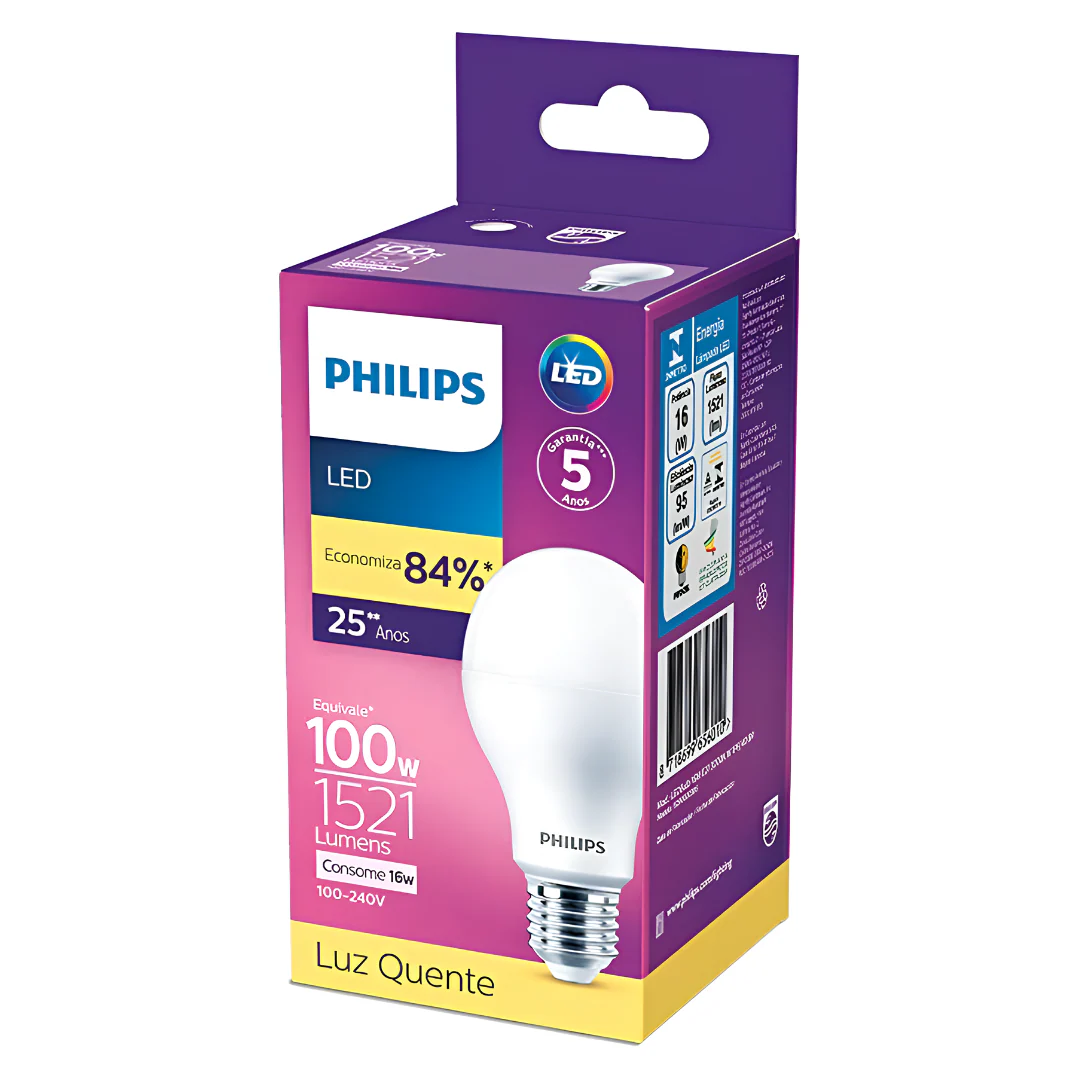 Lampada Led Bulbo 16W 1521Lm 180° Bivolt E27 Philips - Image 15