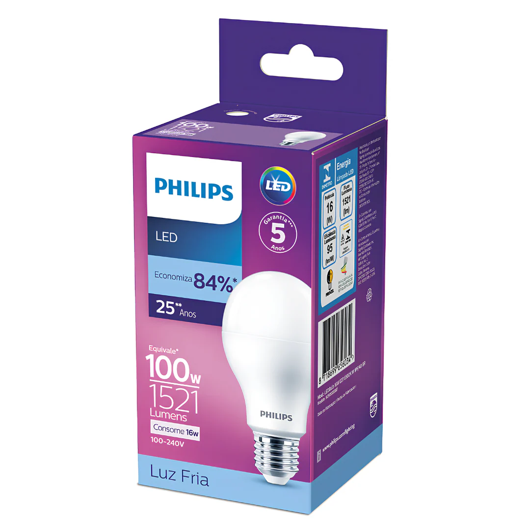 Lampada Led Bulbo 16W 1521Lm 180° Bivolt E27 Philips - Image 31