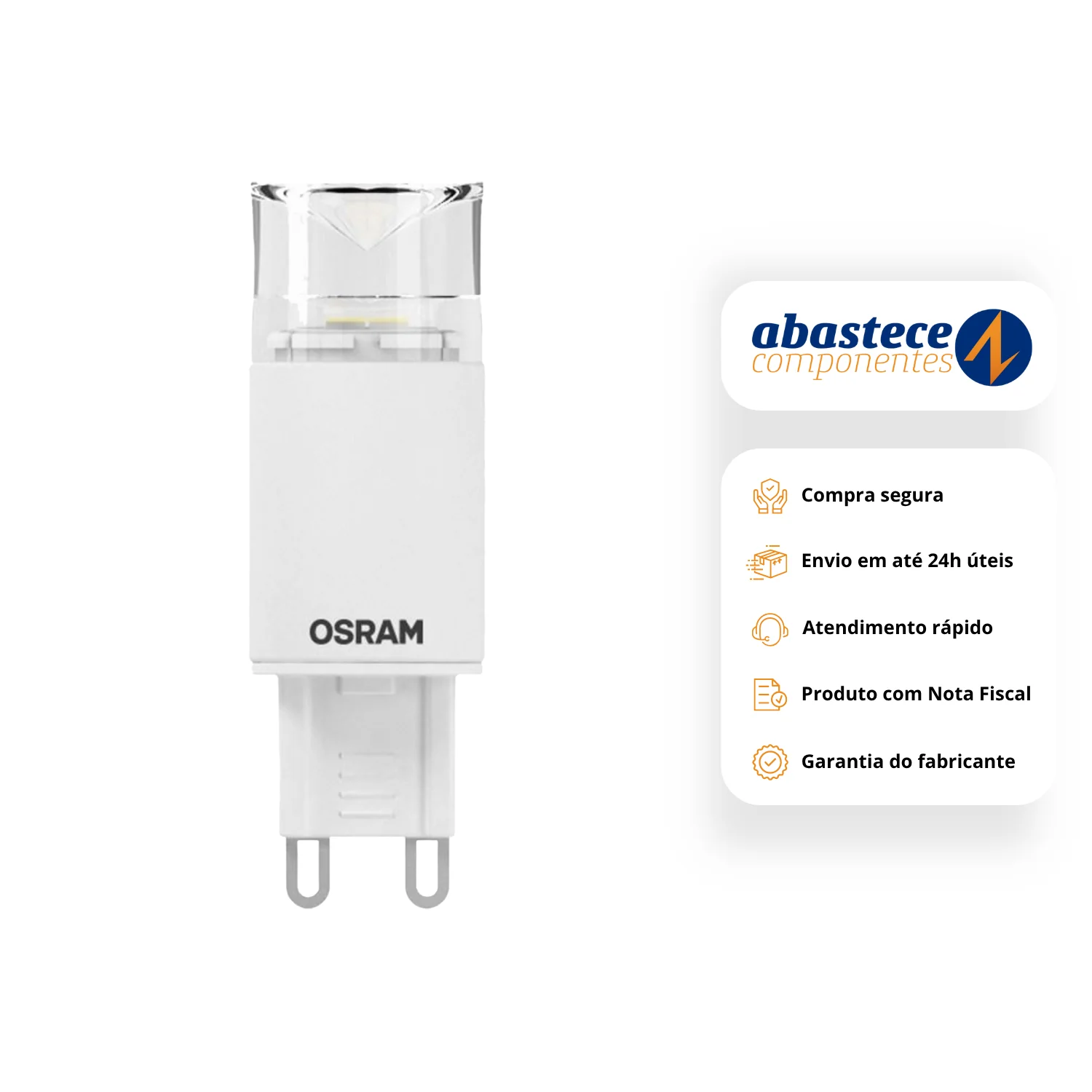 Lampada Led Pin G9 2,5W 3000K 220Lm Bivolt Osram 7014380 - Image 4