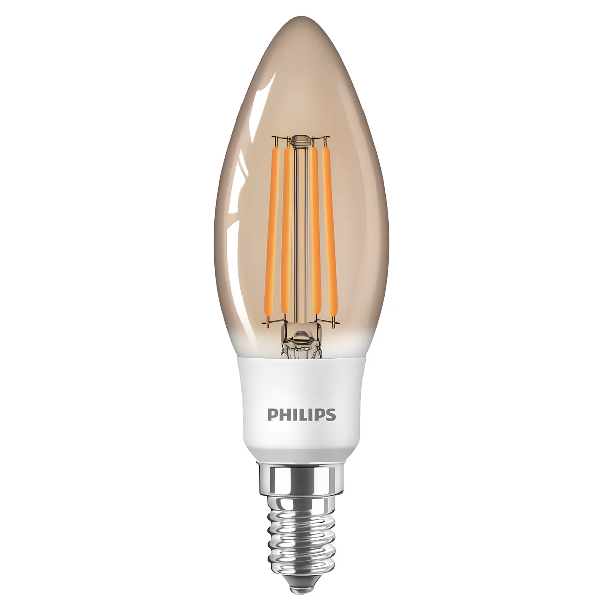Lampada Led Vela Filamento 2,7W 2500K 300Lm 280° Philips - Image 4