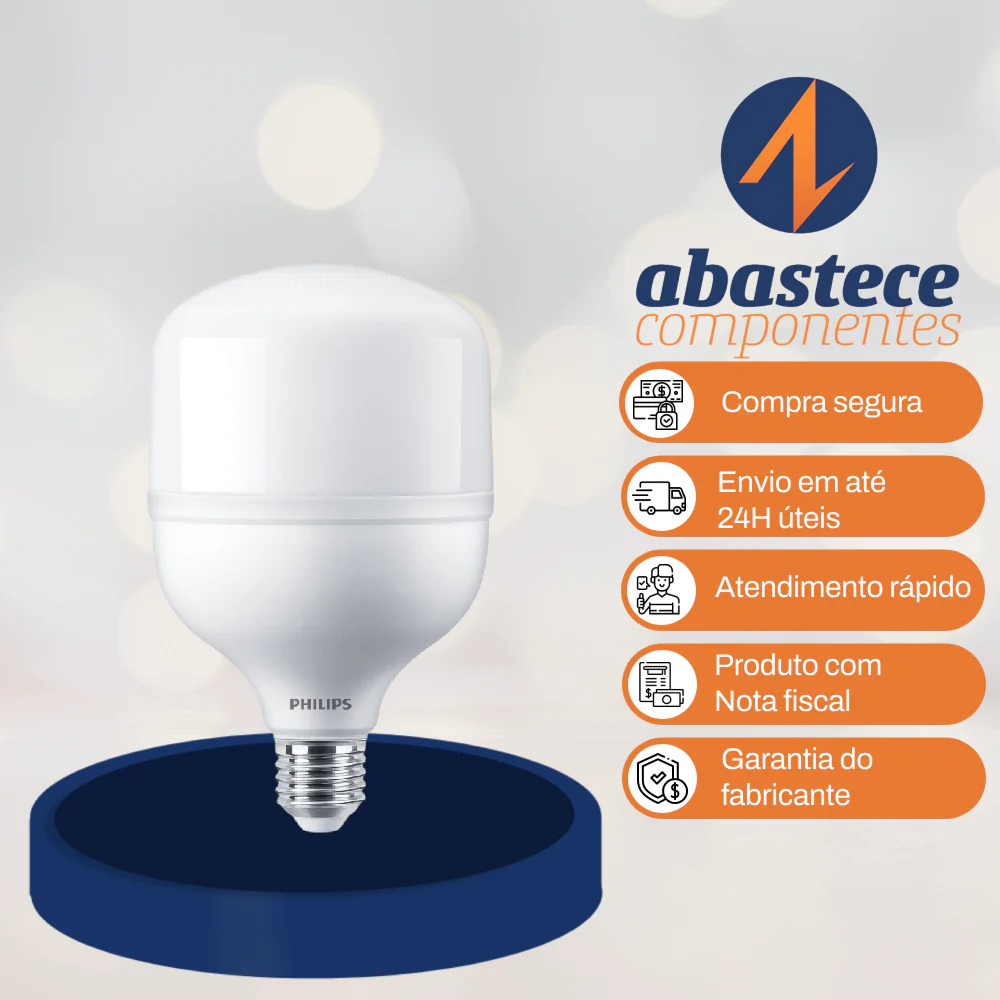 Lampada Trueforce Core T100 40W 6500K 3000Lm E27 Philips - Image 4