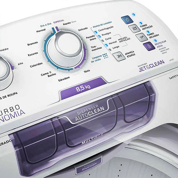 Lavadora de Roupas 8,5Kg LAC09 Branca 220v Electrolux - Image 8