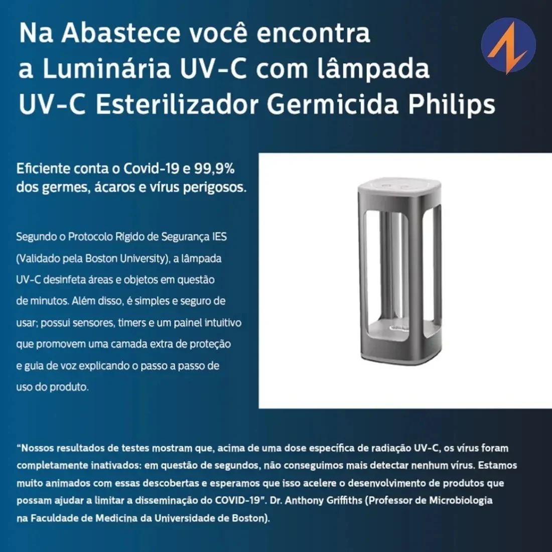 Luminaria De Mesa UV-C De Desinfecção Germicida 24W Philips - Image 8