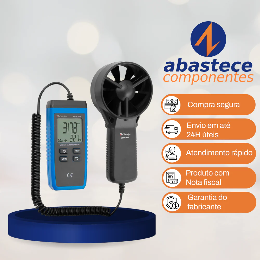 Termo Anemometro Digital MDA-11A Minipa - Image 6