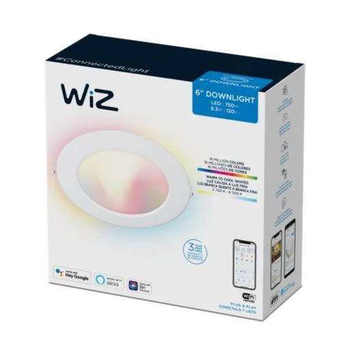 Painel Smart Embutir Inteligente 19cm Led Wifi Rgb 110V WiZ - Image 15