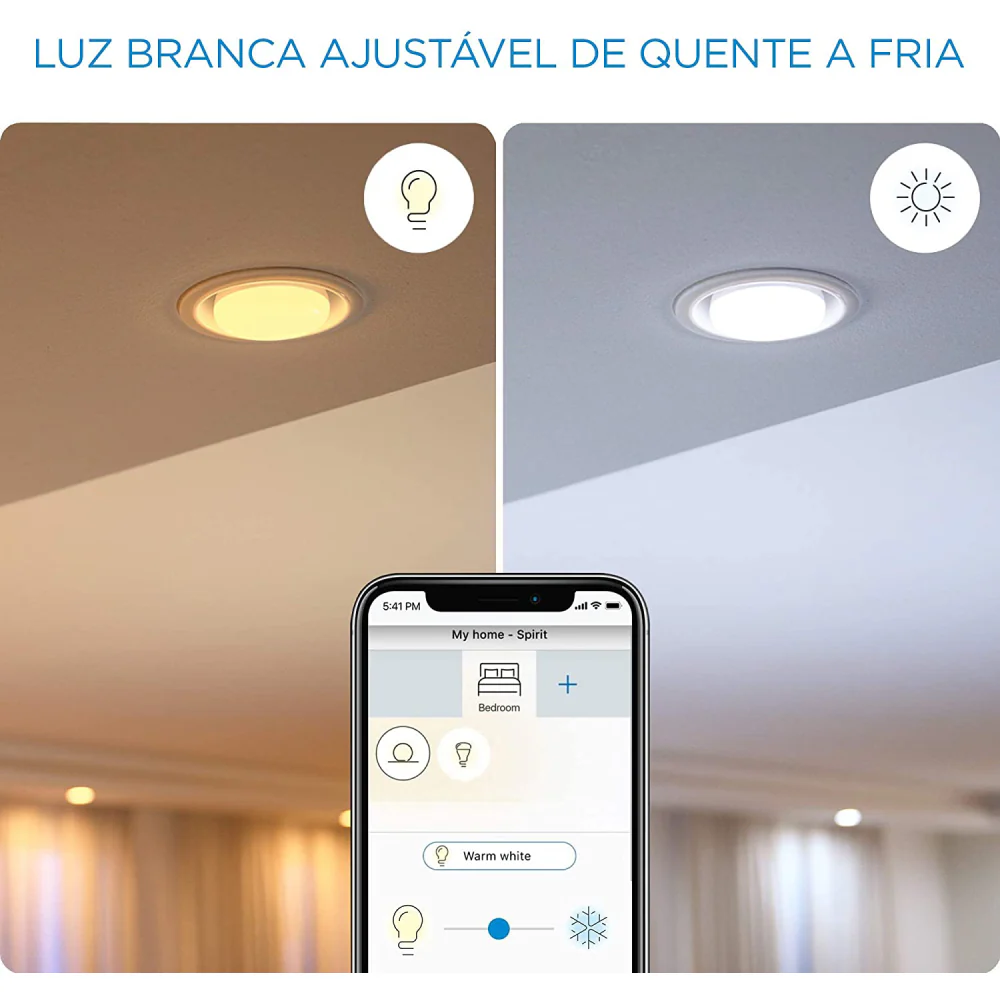 Painel Smart Embutir Inteligente 19cm Led Wifi Rgb 110V WiZ - Image 5