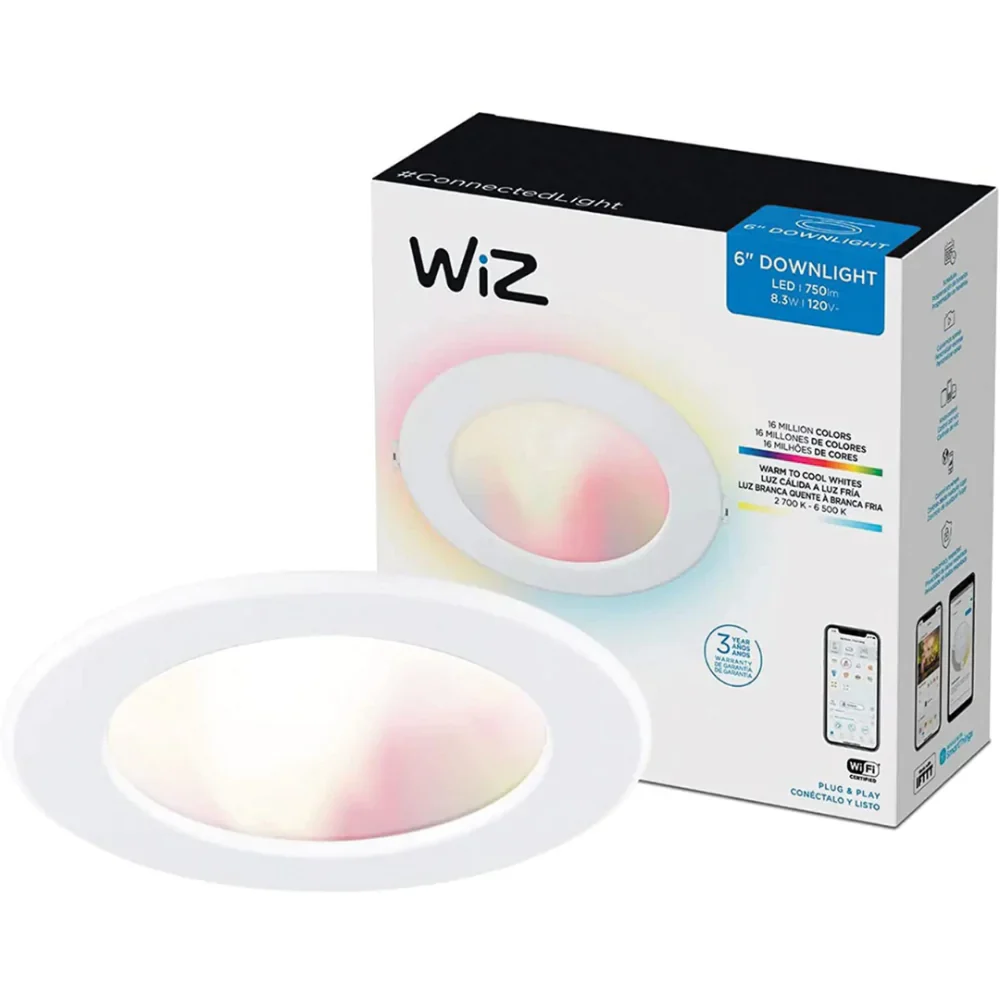 Painel Smart Embutir Inteligente 19cm Led Wifi Rgb 110V WiZ - Image 6