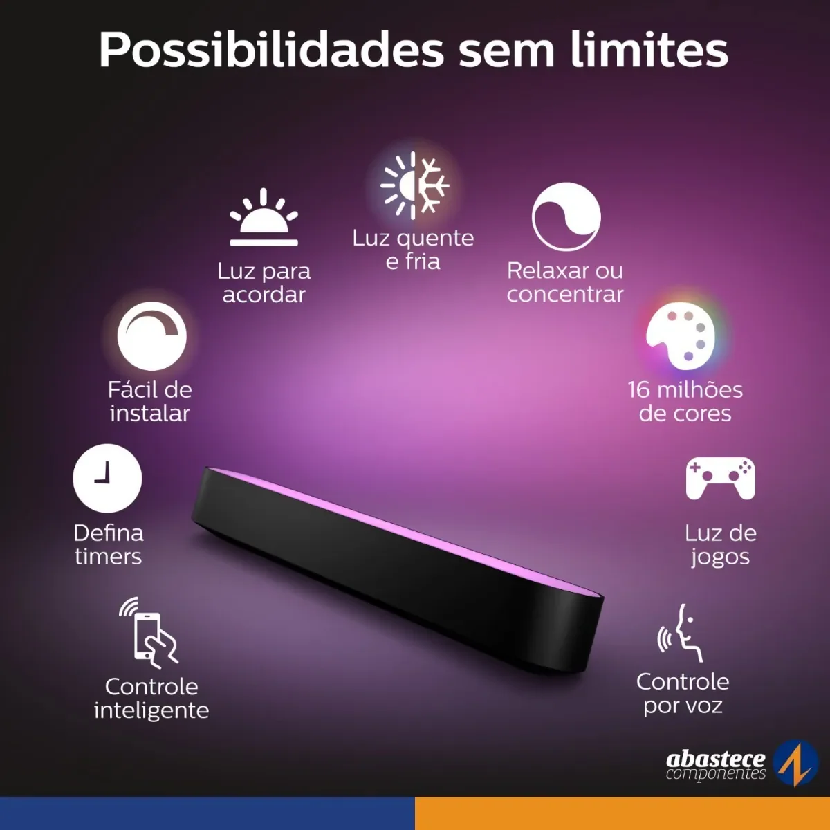 Philips Hue Play Light Bar Extensão Color Ambiance Smart - Image 6
