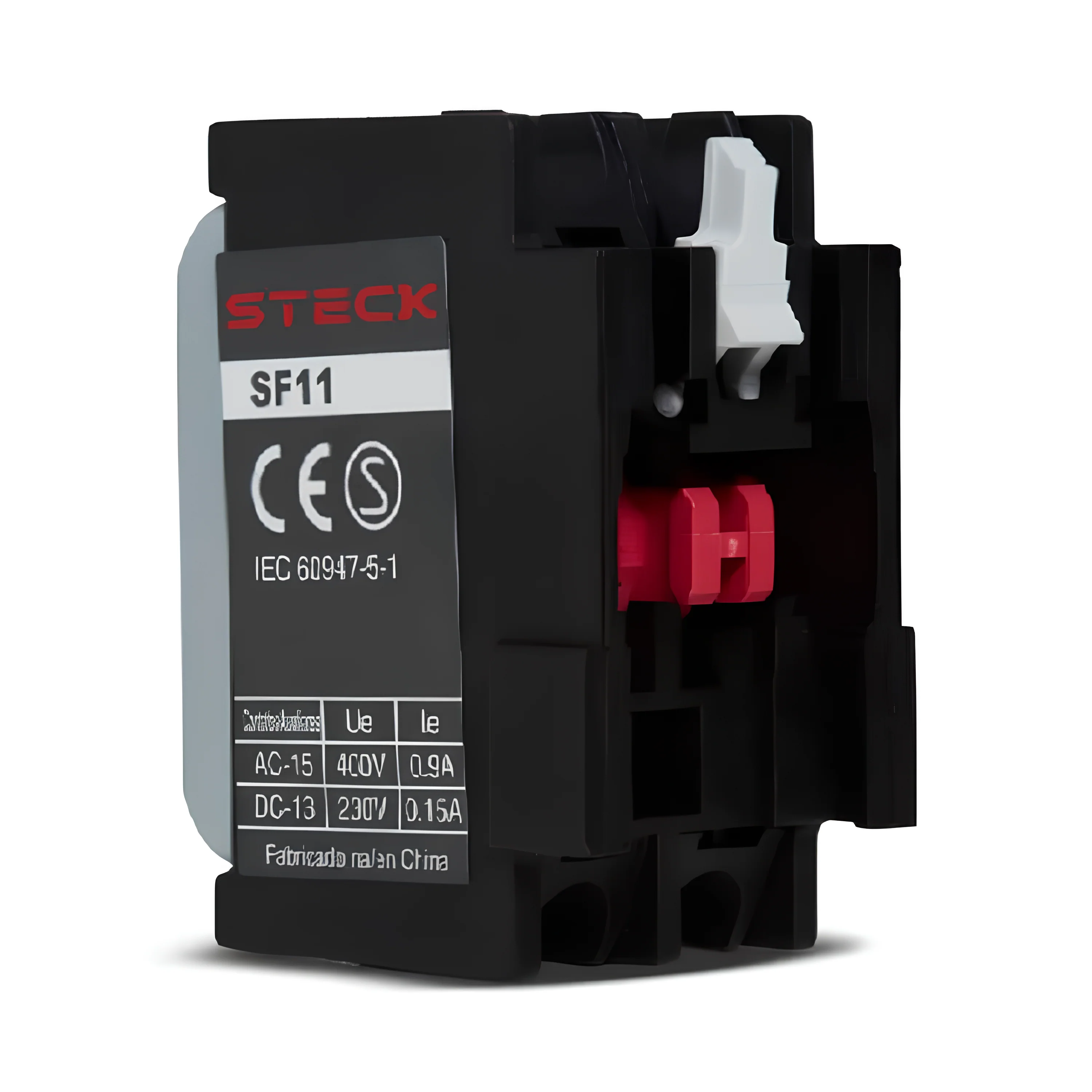 Bloco Contato Frontal Auxiliar Aditivo SF11 1NA+1NF - Steck - Image 3