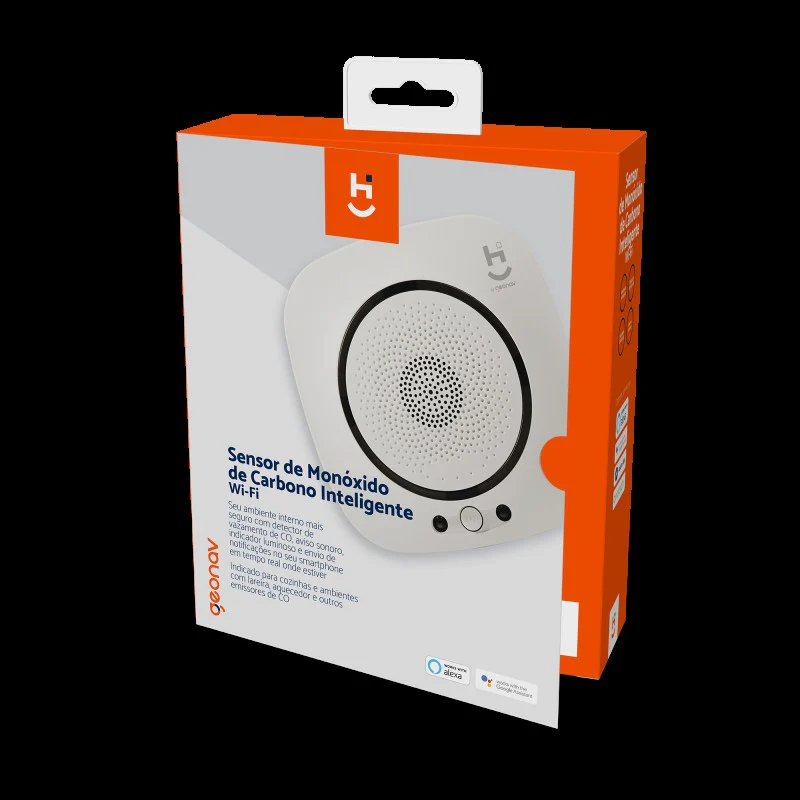 Sensor de Gas Inteligente Wifi Branco Geonav - Image 8