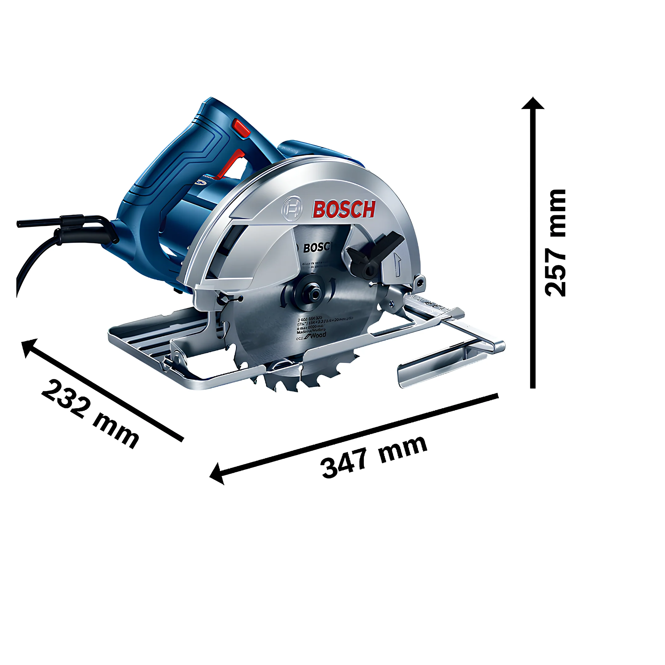 Serra Circular 7.1/4" GKS 150 1500W 220V Bosch - Image 11