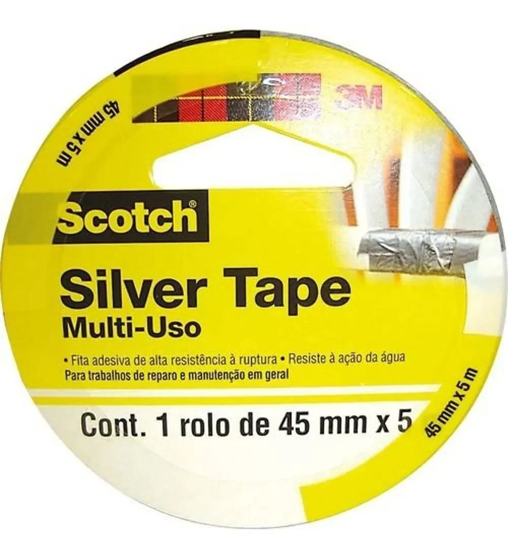 Fita Silver Tape 45mm x 5m 3M Scotch - Image 4