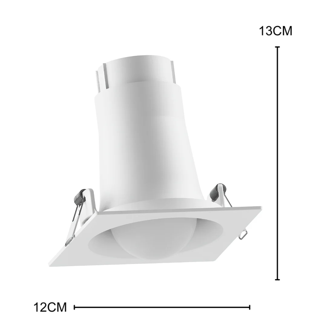 Spot Quadrado Embutir Branco Bulbo 8,5W 1018Lm Bivolt Osram - Image 4