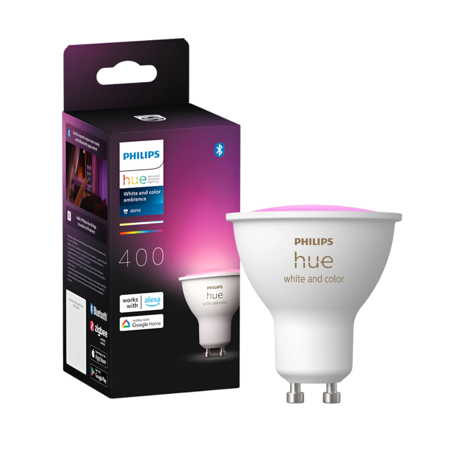 Spot Embutir Quadrado Recuado branco Philips Hue Smart Rgb - Image 3