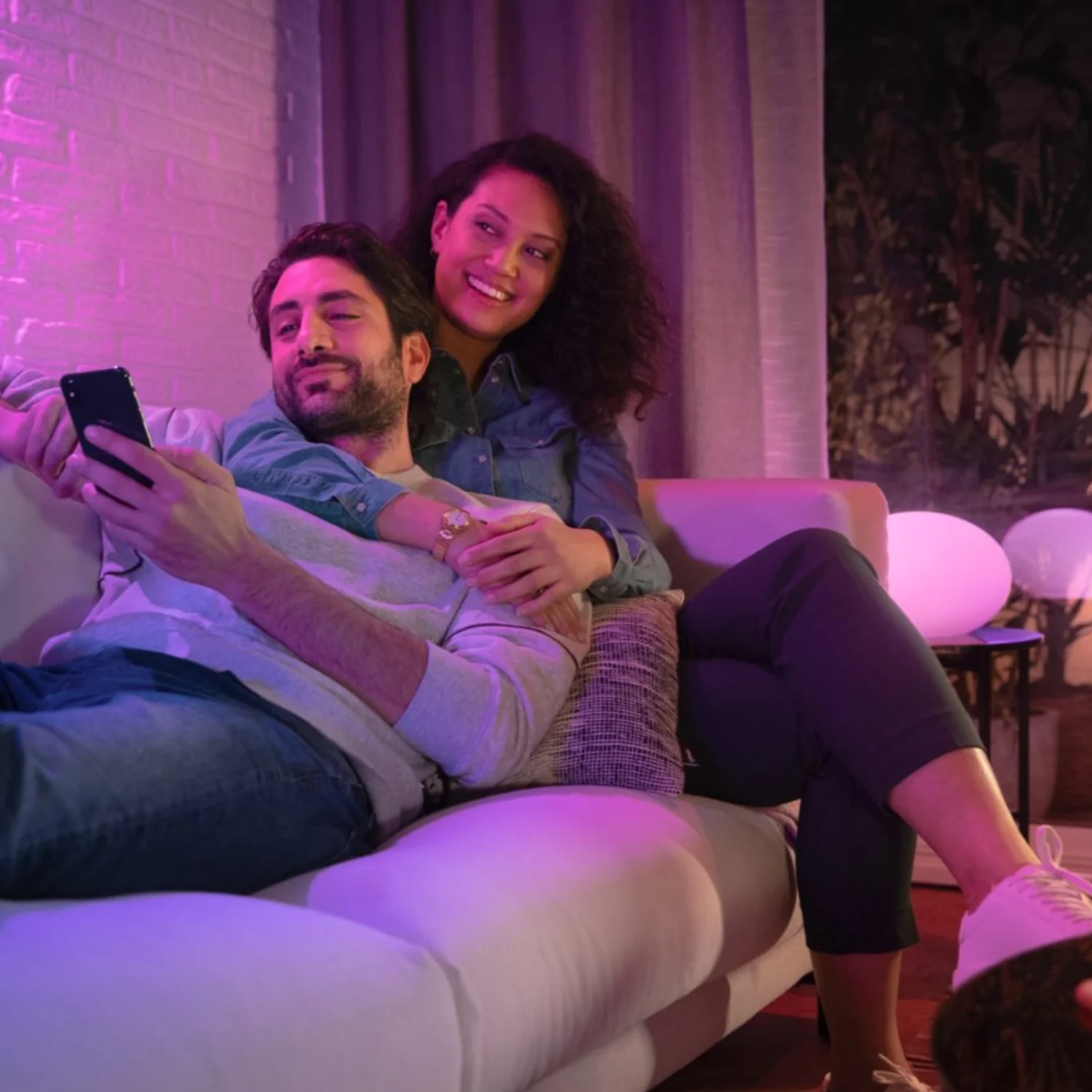 Spot Embutir Quadrado Recuado branco Philips Hue Smart Rgb - Image 7